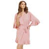 Amazon's best-selling bathrobes: Sexy ruffled bathrobes, pleated bathrobes, chiffon pleated bathrobes, E8000, plus size details Picture